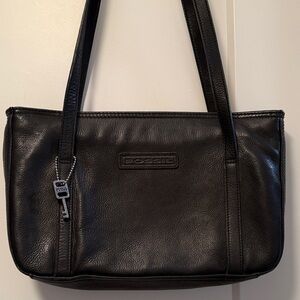 Fossil Black Leather Shoulder Bag